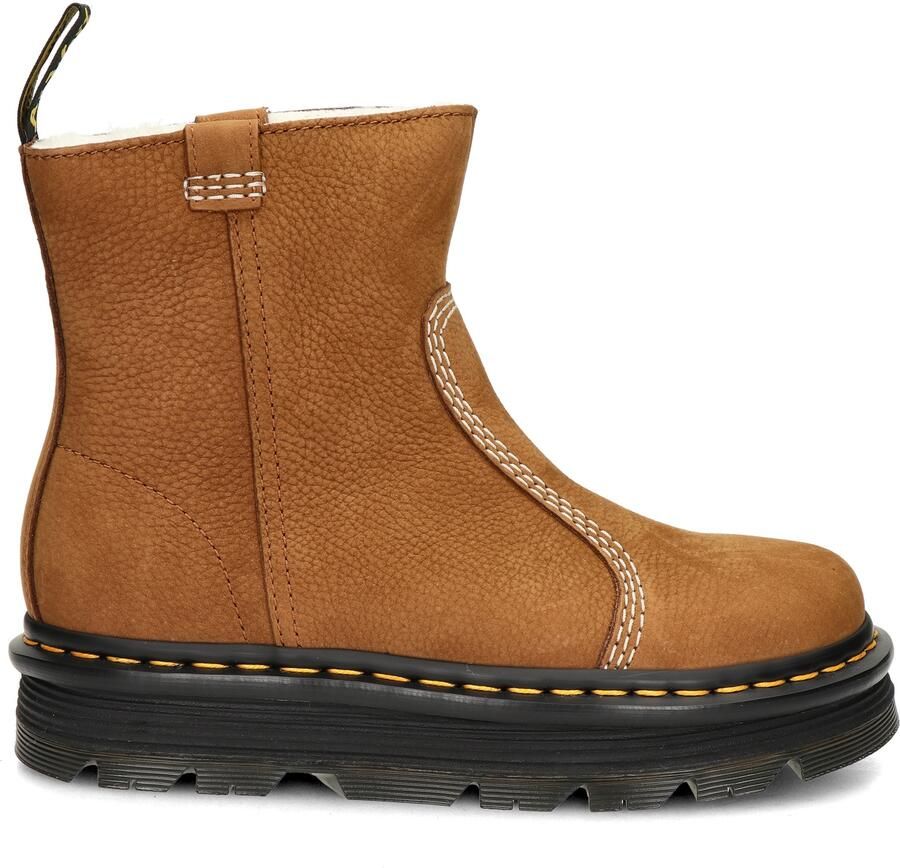 Dr. Martens ZEBZAG RIGGER WL RIGGER BOOT SnowbootsGevoerde laarzenDames laarzen Cognac