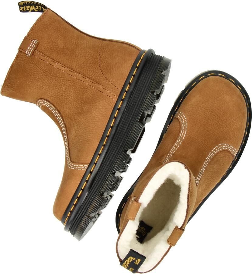 Dr. Martens ZEBZAG RIGGER WL RIGGER BOOT SnowbootsGevoerde laarzenDames laarzen Cognac - Foto 4