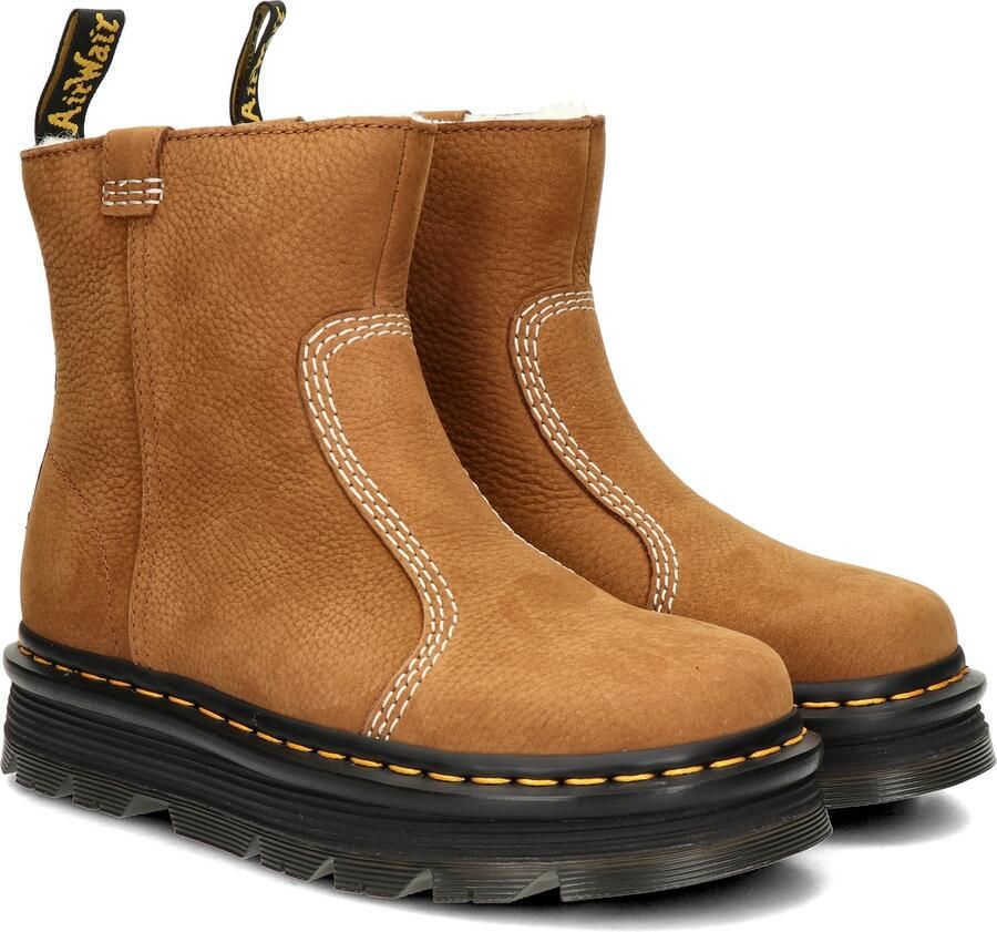 Dr. Martens ZEBZAG RIGGER WL RIGGER BOOT SnowbootsGevoerde laarzenDames laarzen Cognac - Foto 2