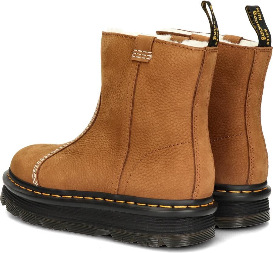 Dr. Martens ZEBZAG RIGGER WL RIGGER BOOT SnowbootsGevoerde laarzenDames laarzen Cognac - Foto 3
