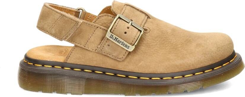 Dr. Martens Patchwork Leren Sandalen met Riptape Straps Beige Heren - Foto 9