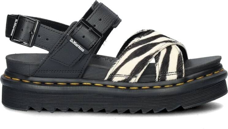 Dr. Martens Zebra Hair Sandalen Black Dames - Foto 6