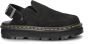 Dr. Martens ZebZag Suede Mules Dames Black- Dames Black - Thumbnail 3