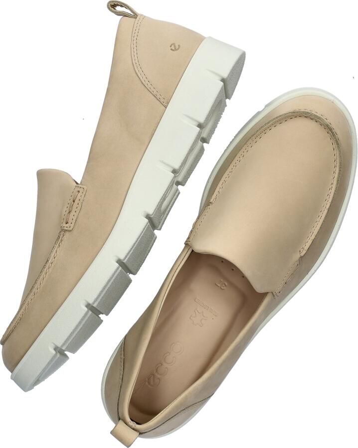 ECCO Bella Summer Instappers beige Nubuck Dames - Foto 8