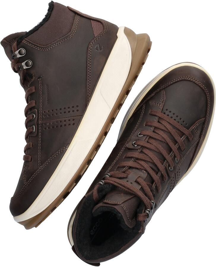 Ecco Veterschoenen ByWay 2.0 enkellaars high top sneaker met schaptrandvering