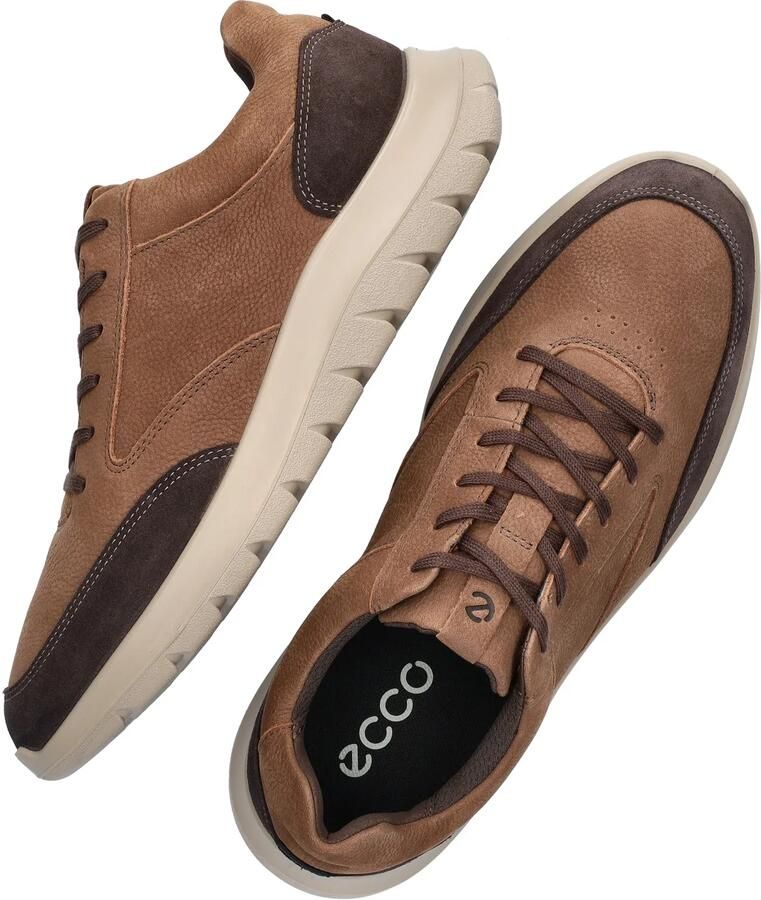 ECCO art. 571814 61894 city stride sneaker heren bruin veter - Foto 8