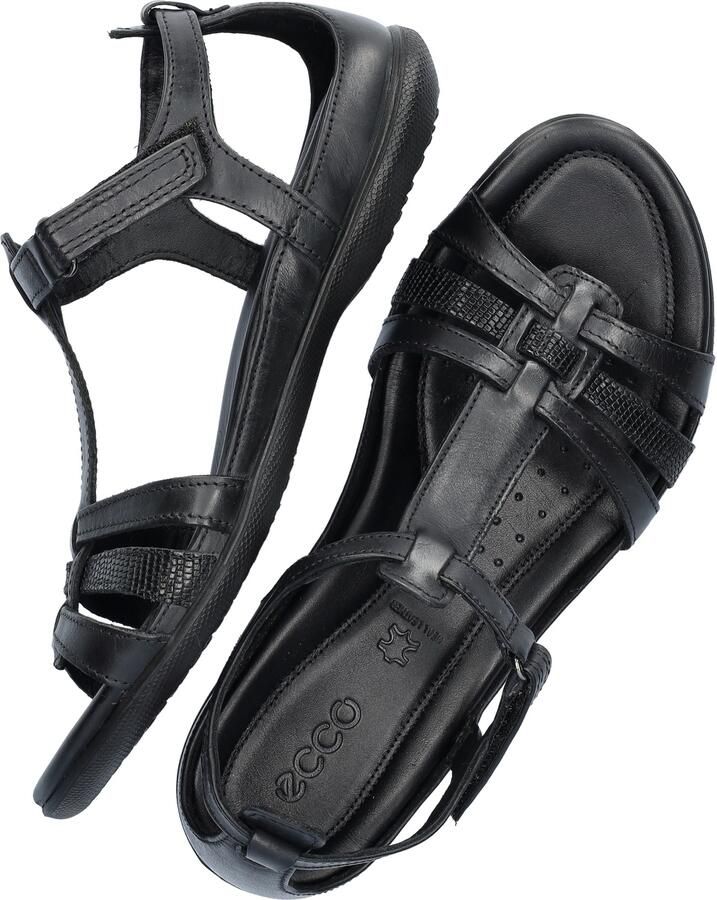 Ecco Sandalen Flash zomerschoen sandaal klittenbandschoen in metallic-look - Foto 7