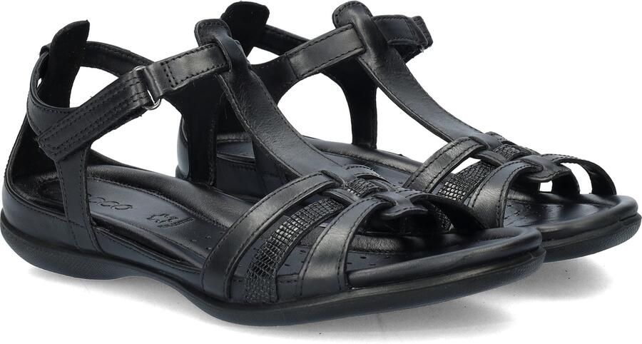 Ecco Sandalen Flash zomerschoen sandaal klittenbandschoen in metallic-look - Foto 9