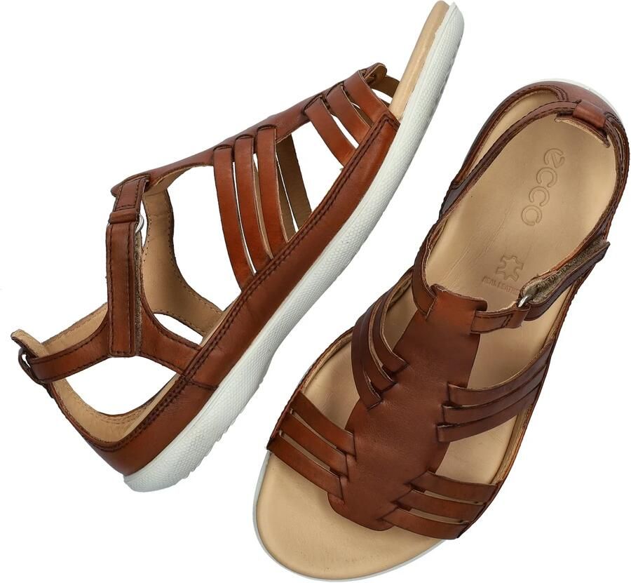 ECCO art. 244233 01644 cognac dames sandaal - Foto 3