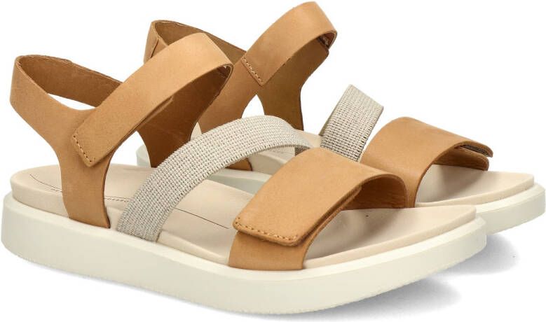 Ecco Plateausandalen FLOWT W zomerschoen klittenbandschoen vakantie sandaal sandalette met plateau - Foto 8