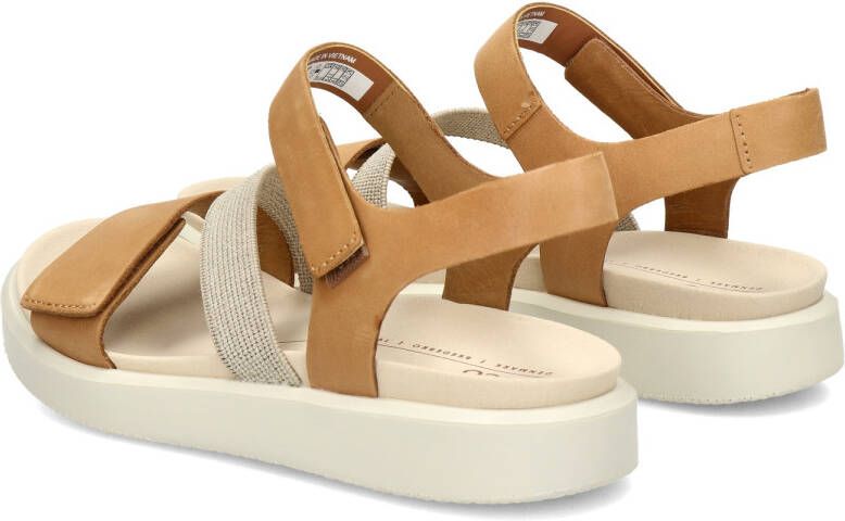 Ecco Plateausandalen FLOWT W zomerschoen klittenbandschoen vakantie sandaal sandalette met plateau - Foto 7