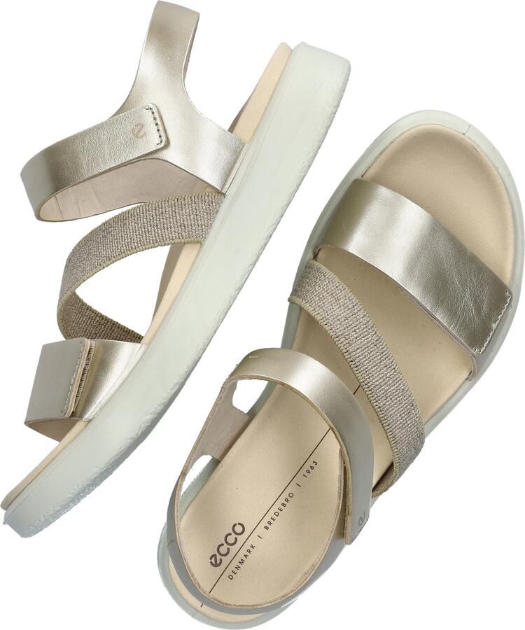 Ecco Plateausandalen FLOWT W zomerschoen klittenbandschoen vakantie sandaal sandalette met plateau - Foto 3