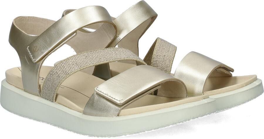 Ecco Plateausandalen FLOWT W zomerschoen klittenbandschoen vakantie sandaal sandalette met plateau - Foto 6