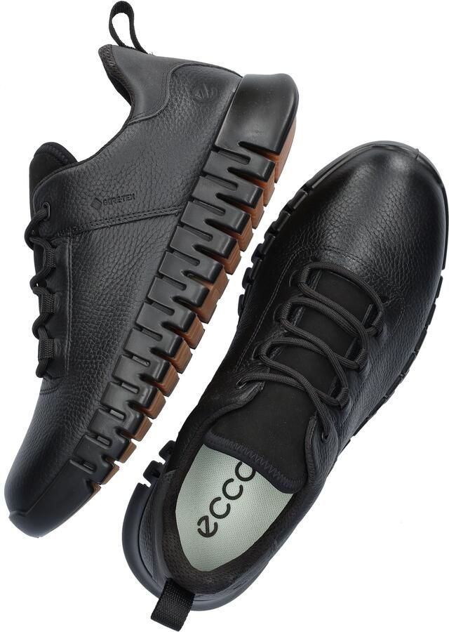 ECCO Gruuv M Lea GTX 525224-01001 Mannen Zwart Sneakers - Foto 4