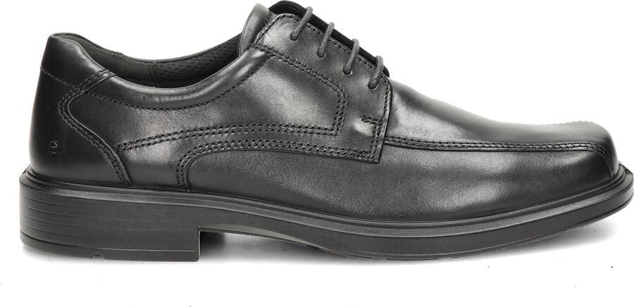 ECCO Helsinki Classic leren heren veterschoenen Zwart Uitneembare zool - Foto 2