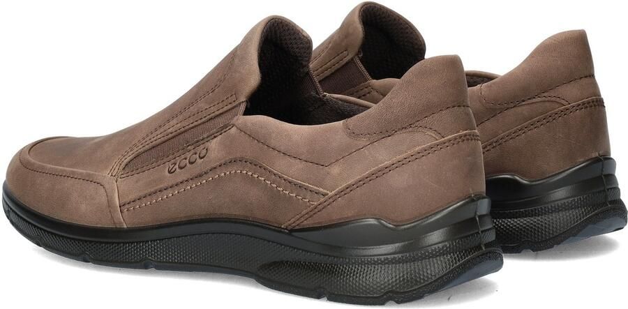 ECCO Irving leren heren instappers bruin Uitneembare zool - Foto 5