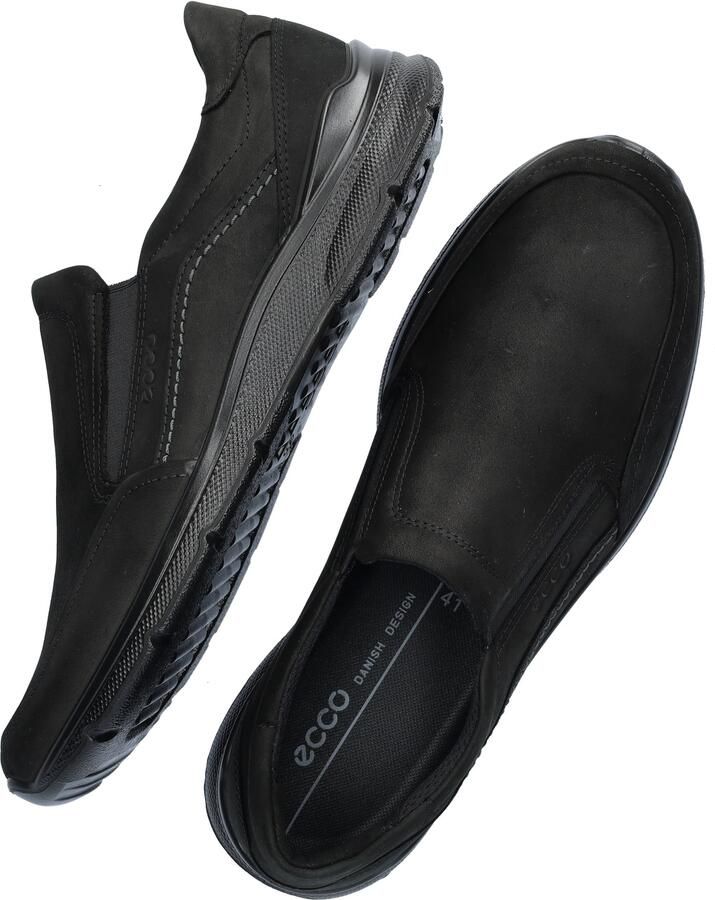 Ecco Instappers Irving black Flutter met stretchinzet aan beide kanten - Foto 3