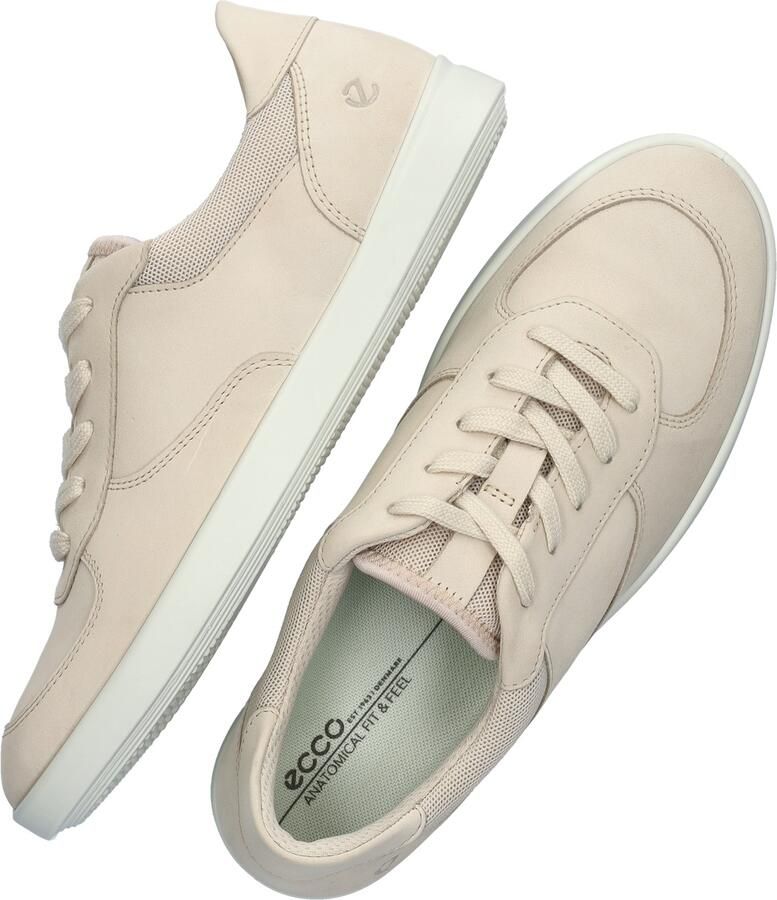 ECCO Leisure Sneakers Beige Leer Dames - Foto 3