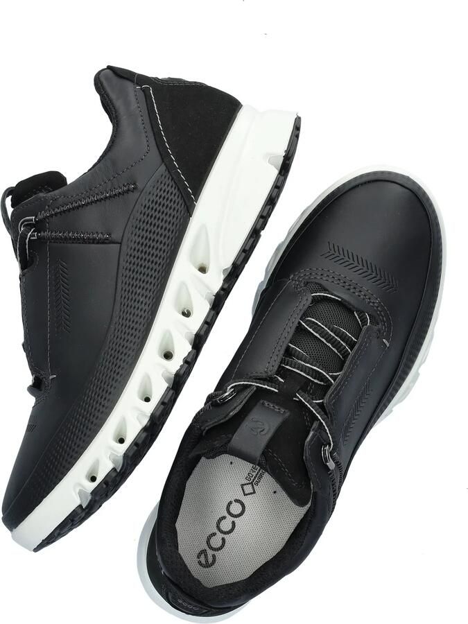 Ecco Multi-Vent comfort leren veterschoenen zwart - Foto 5