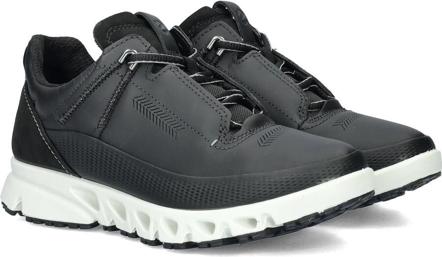 Ecco Multi-Vent comfort leren veterschoenen zwart - Foto 7