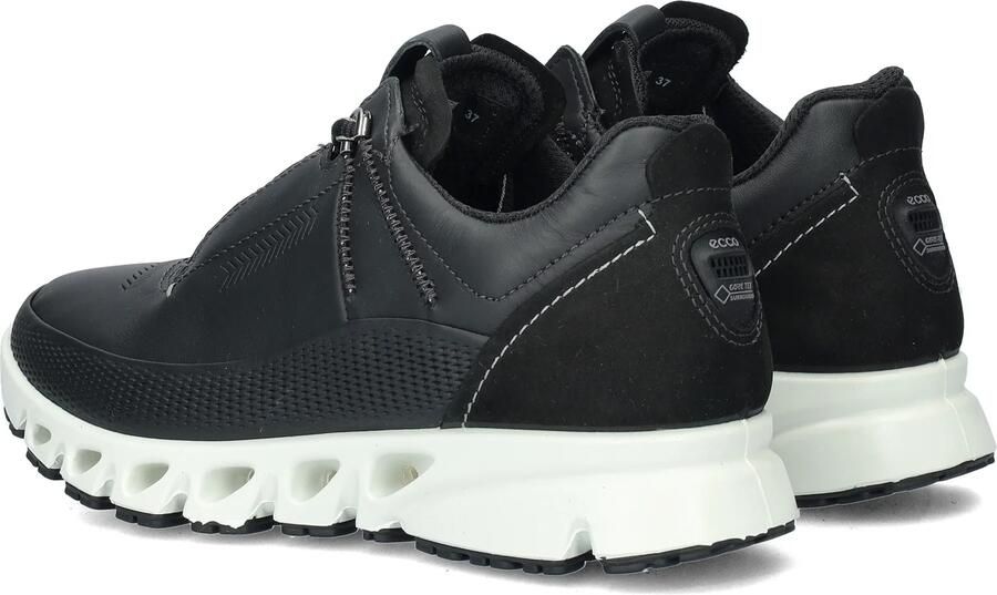 Ecco Multi-Vent comfort leren veterschoenen zwart - Foto 6