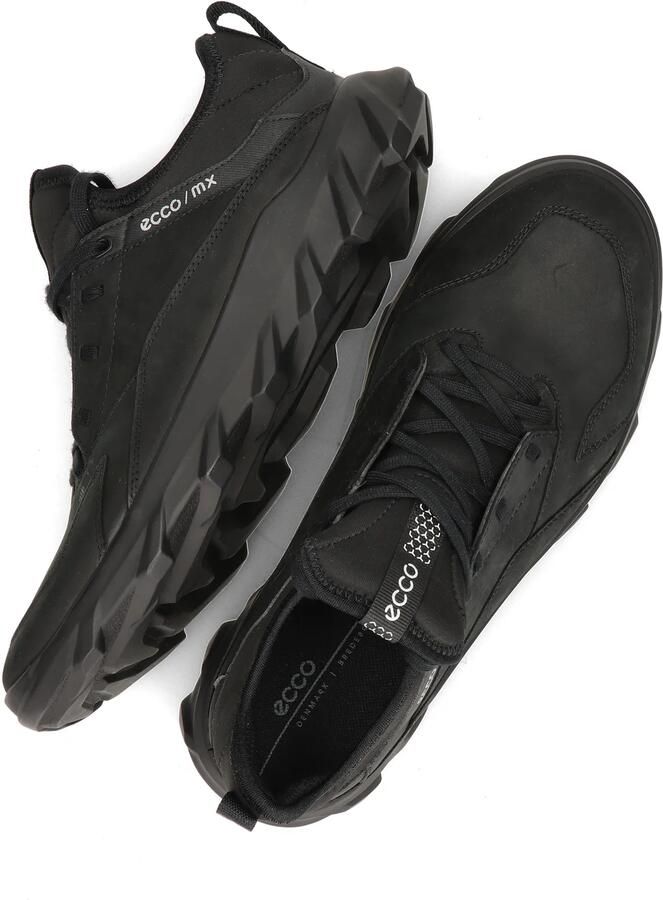 ECCO MX M Heren nubuck sneaker Zwart Size: 45 (UK 10.5-11) - Foto 4