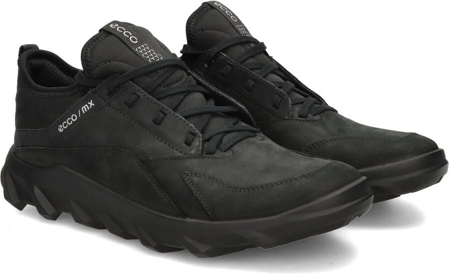 ECCO MX M Heren nubuck sneaker Zwart 45 (UK 10.5-11)
