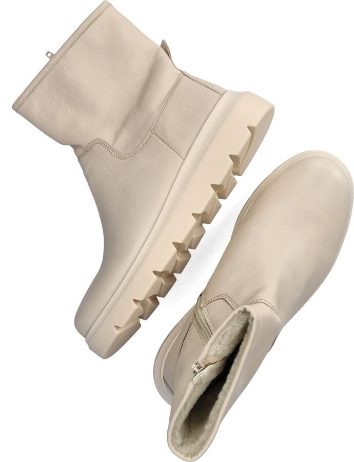 Ecco Nouvelle Limestone leren enkellaarzen beige - Foto 5