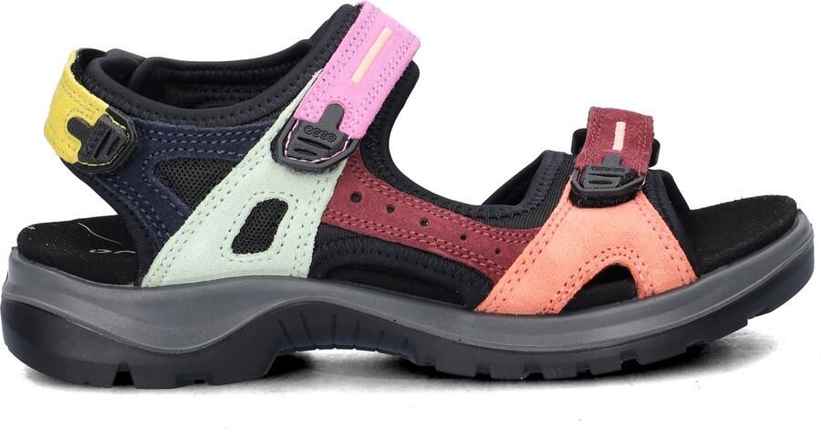 ECCO Offroad Sandalen zwart Textiel - Foto 6