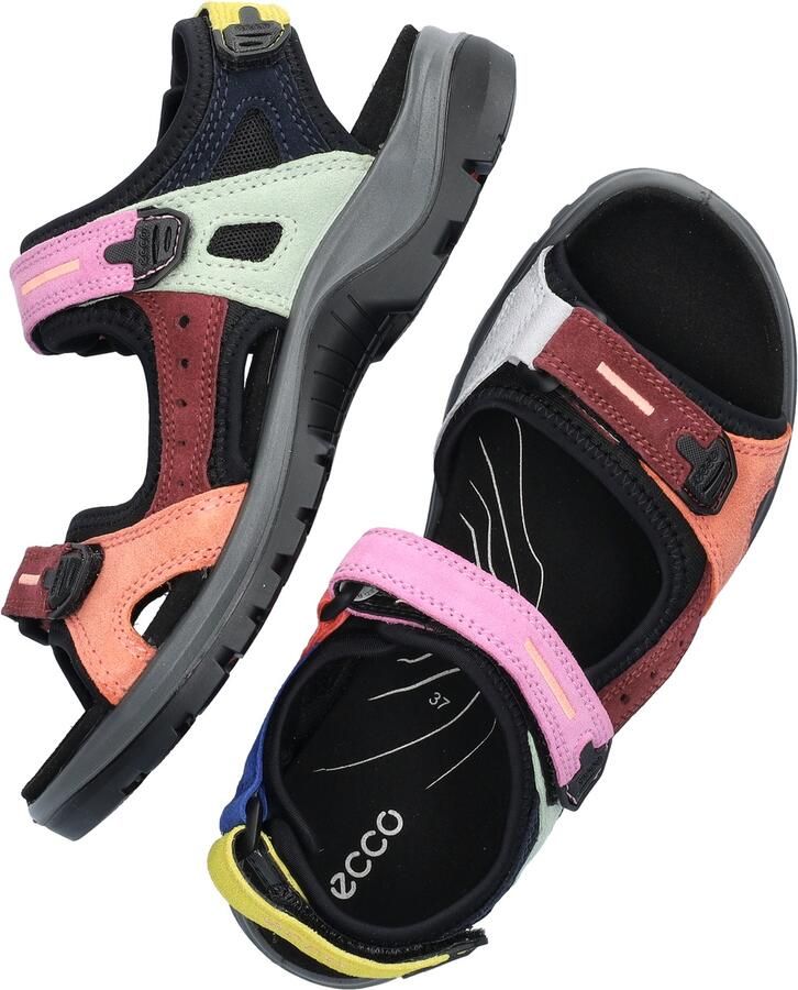 ECCO Offroad Sandalen zwart Textiel - Foto 7
