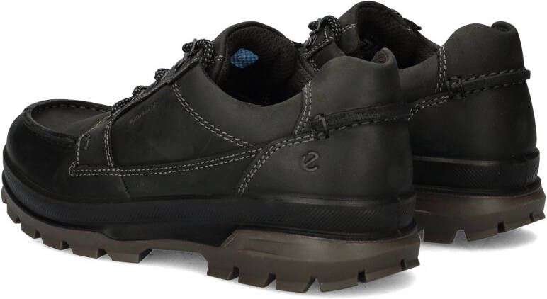 ECCO Rugged Track leren heren wandelschoenen Zwart Uitneembare zool - Foto 2