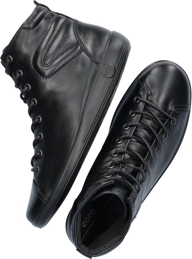 ECCO SOFT 2.0 dames Veterboot Sneakers Zwart - Foto 7