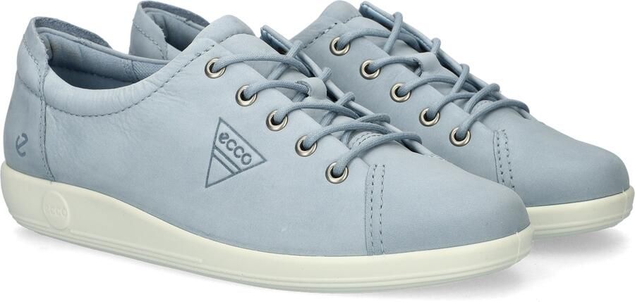 Ecco Veterschoenen Soft 2.0 vrijetijdsschoen lage schoen veterschoen met subtiele logo-opdruk - Foto 10