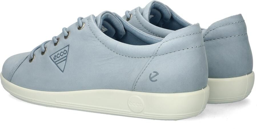 Ecco Veterschoenen Soft 2.0 vrijetijdsschoen lage schoen veterschoen met subtiele logo-opdruk - Foto 9