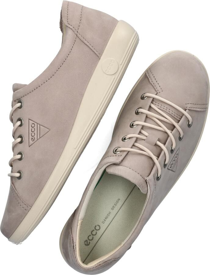 Ecco Veterschoenen Soft 2.0 vrijetijdsschoen lage schoen veterschoen met subtiele logo-opdruk - Foto 12