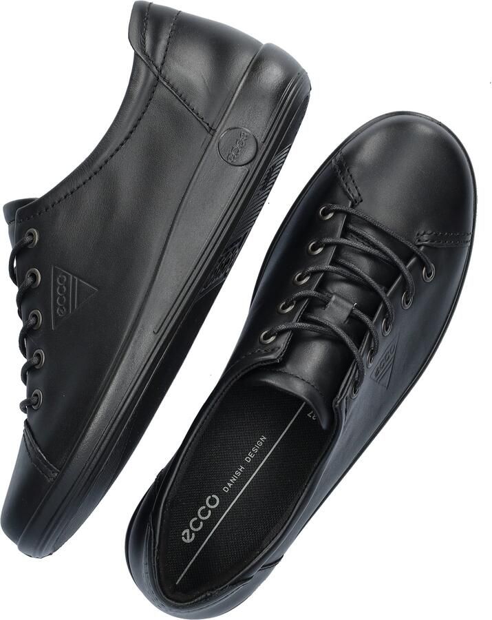 Ecco Veterschoenen Soft 2.0 vrijetijdsschoen lage schoen veterschoen met subtiele logo-opdruk - Foto 10