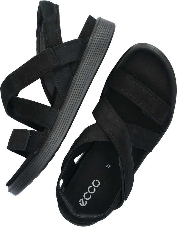 ECCO Soft Sandalen zwart Leer - Foto 7