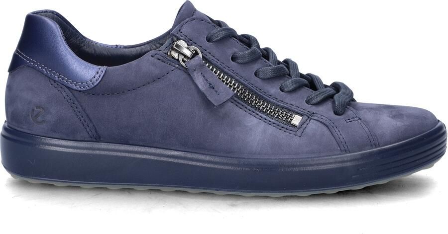 ECCO -art-490553 61332 -dames-blauw-nubuck-sneaker - Foto 4