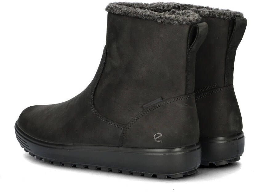 ECCO Soft 7 Tred W Enkellaarsjes zwart Nubuck Dames - Foto 4