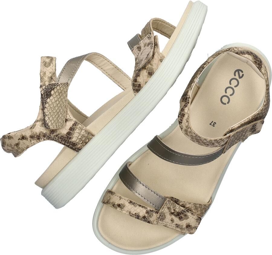 ECCO SOFT SANDAL W Dames Sandalen Goud - Foto 3