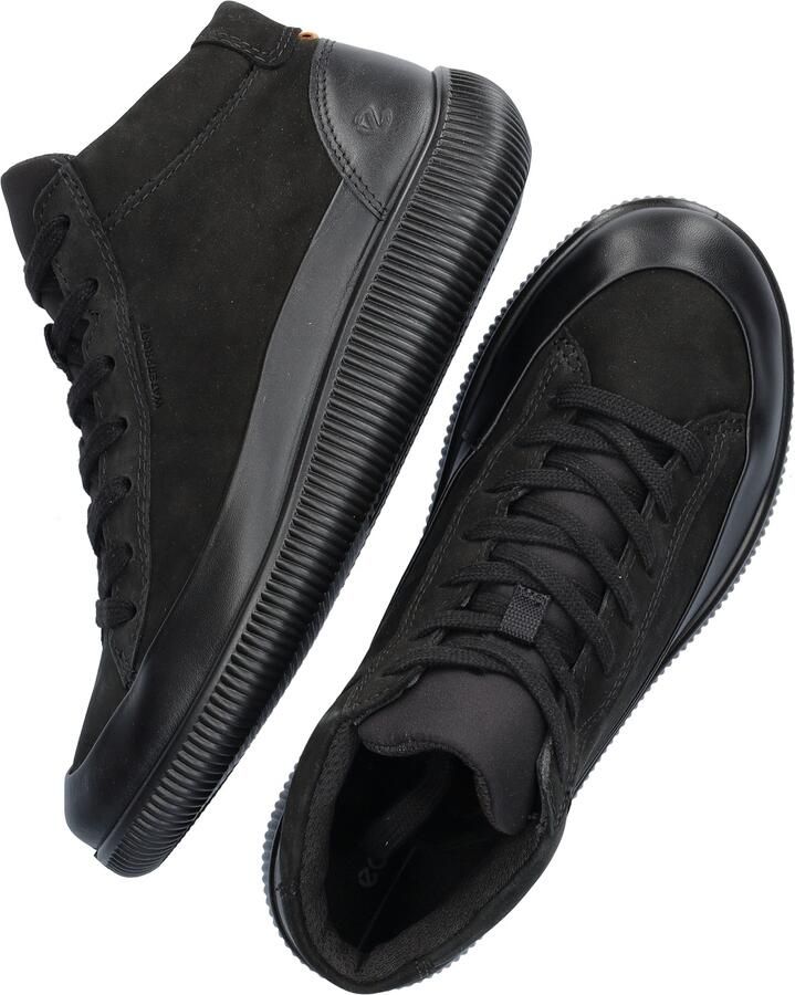 ECCO Soft Zero W Veterbooties zwart Nubuck - Foto 7