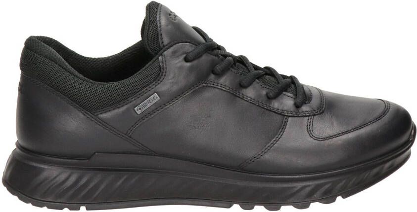 Ecco Exostride leren veterschoenen zwart
