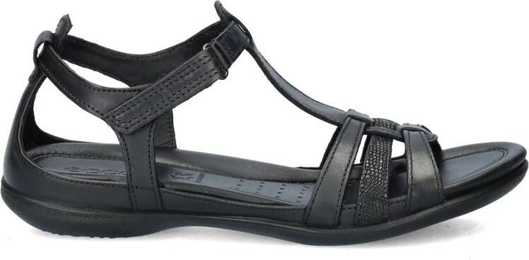Ecco Sandalen Flash zomerschoen sandaal klittenbandschoen in metallic-look - Foto 7