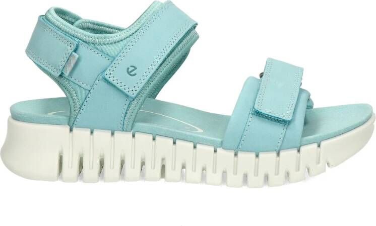 Ecco Sandaaltjes GRUUV SOL W plateau zomerschoen sandaal met praktische klittenband - Foto 2