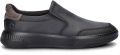 Ecco Instappers Move M Lage schoen vrijetijdsschoen instapschoen met stretch inzetstukken - Zwart