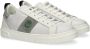 Antony Morato Rico heren sneakers Wit Groen - Thumbnail 3