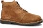 Birkenstock Uppsala Mid Shearling gevoerde suède veterboots cognac - Thumbnail 16