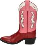 Bootstock Velvet Cake Cowboylaarzen Western Laarzen Meisjes Kids Rood - Thumbnail 4