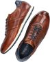 Bugatti leren sneakers cognac - Thumbnail 6