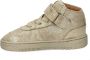 BunniesJR 224650-994 Meisjes Hoge Sneakers Goud Suède Veters - Thumbnail 4